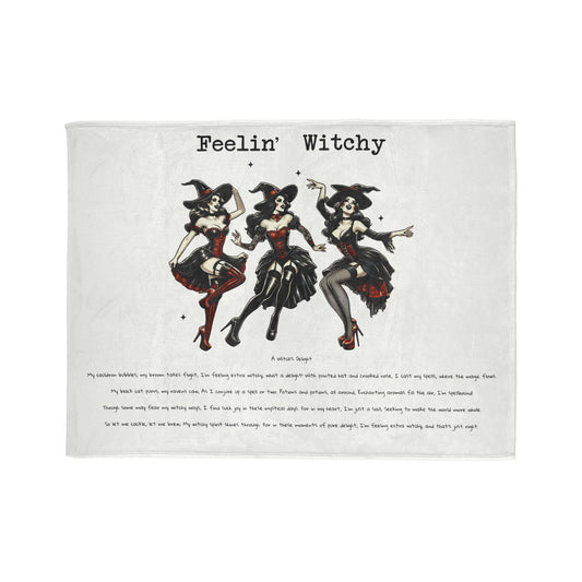 "Feeling Witchy"  -   Soft Polyester Blanket