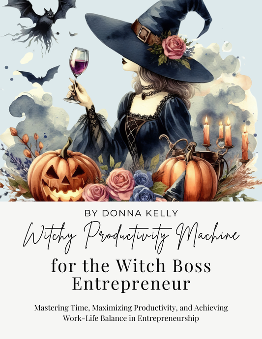 Witchy Productivity Machine for the Witch Boss Entrepreneur Guide